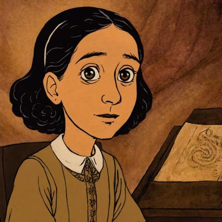 cartoon of  Anne Frank as a  Astronomer ,(  in rankinbasshobbit style:1.1)
<lora:add-detail-xl:0.65>    <lora:rankinbasshobbit_styleXL_v.10.2-000002:1.0>