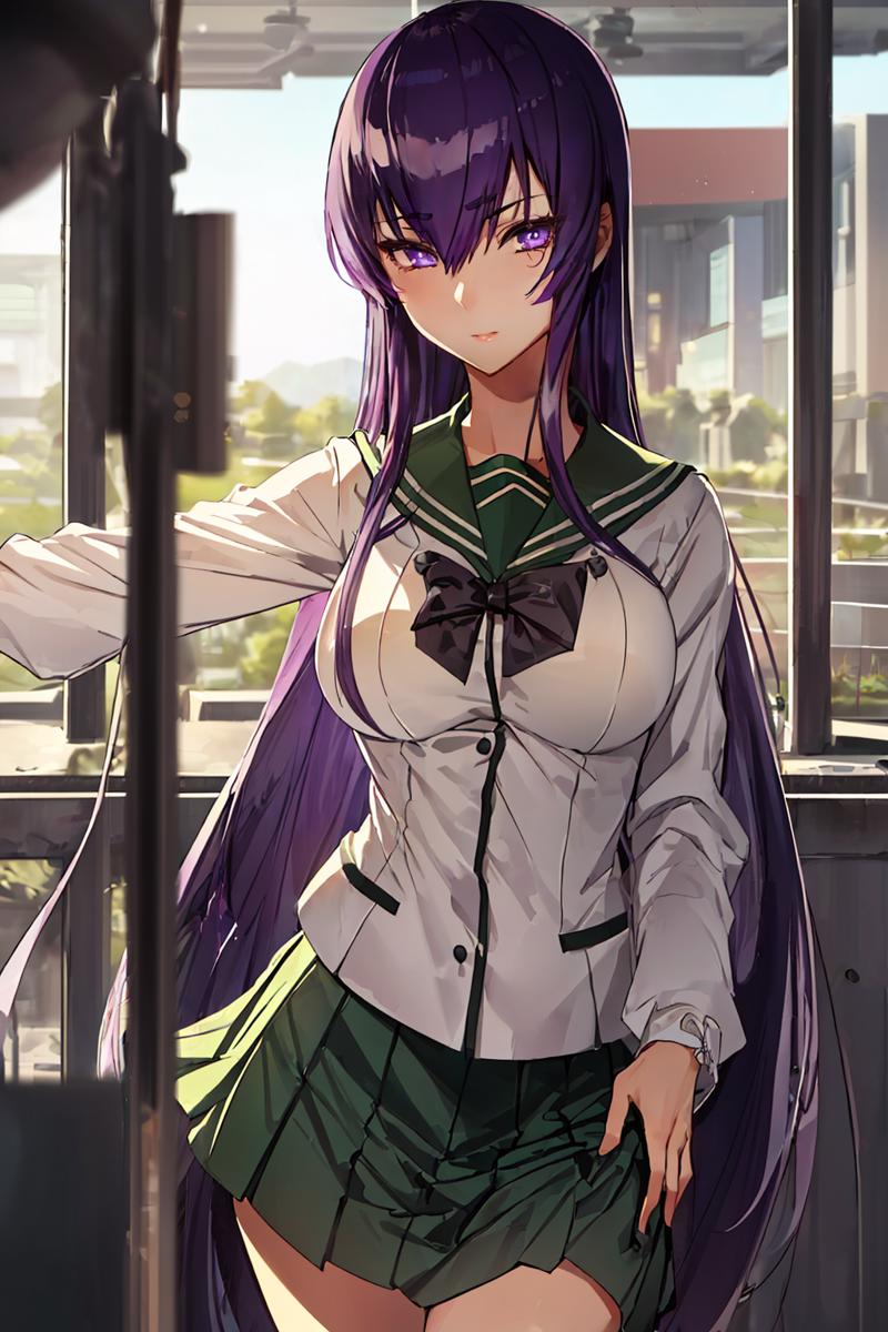 busujima saeko (highschool of the dead)