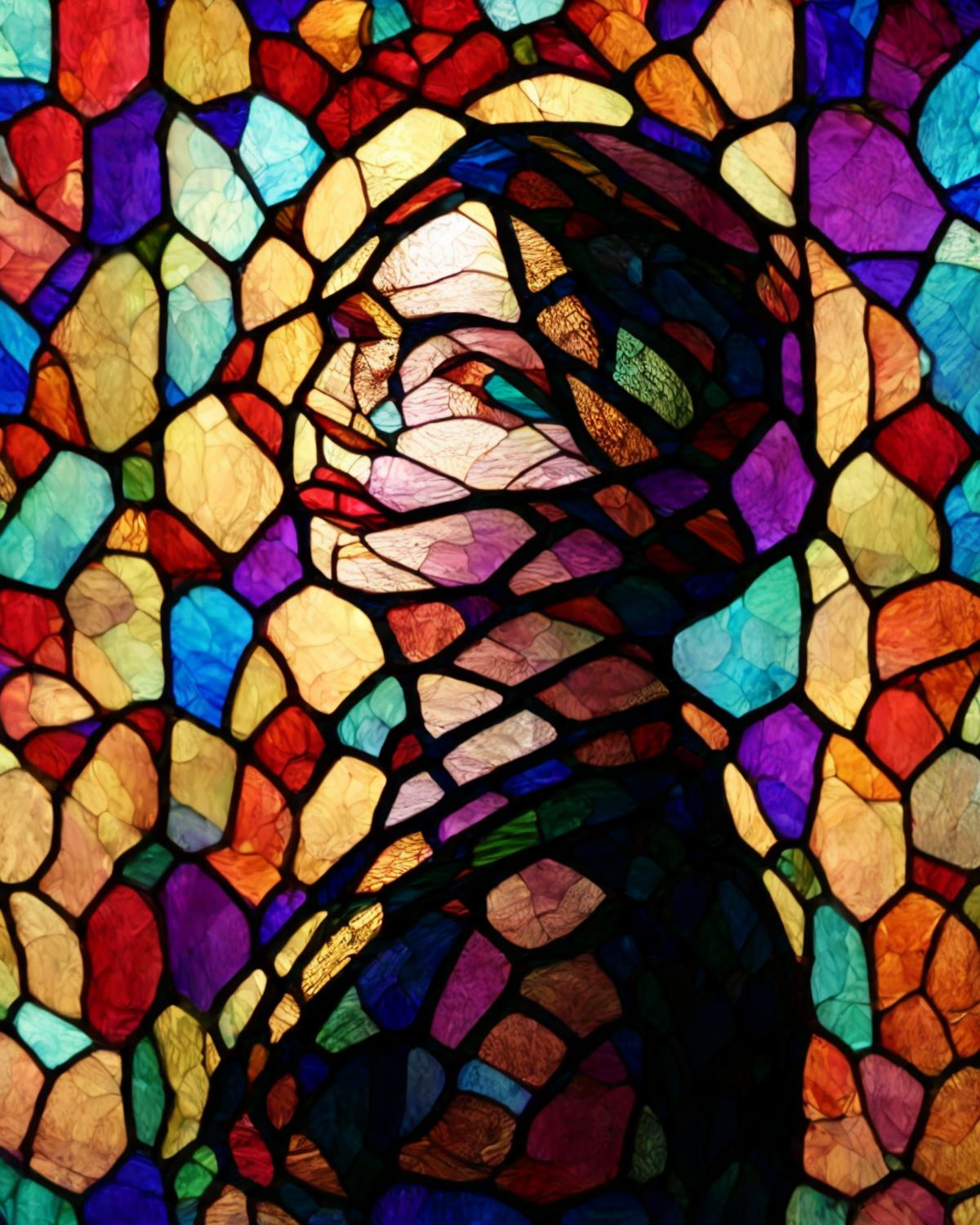 Stained glass image by oosayam