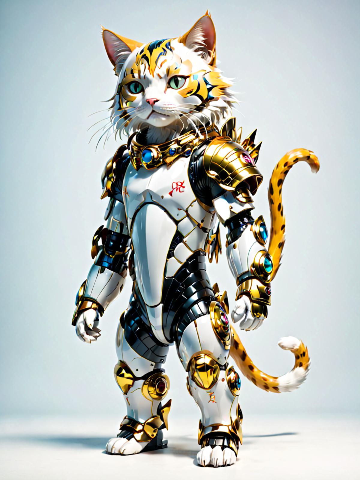 SDXL LORA 动物用高科技铠甲 HTA  High tech armor for animal image by Emita