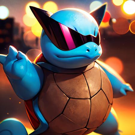 centered, award winning photo, (looking at viewer:1.2), | Squirtle_Pokemon, sunglasses,
| city lights, | bokeh, depth of field, cinematic composition, |
<lora:Squirtle_Pokemon:0.8>