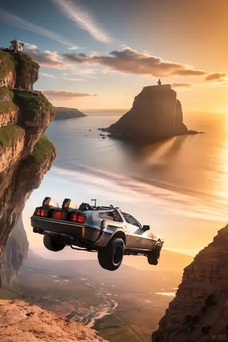 A Random "Back to the Future" DeLoRean