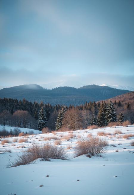 January landscape.