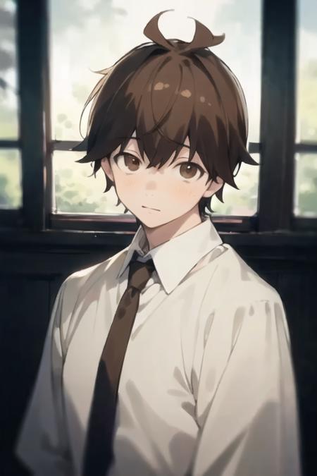 haruhiro brown hair brown eyes