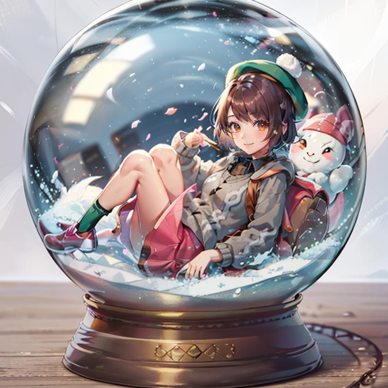 Inside a Snow Globe (Concept) image by CitronLegacy