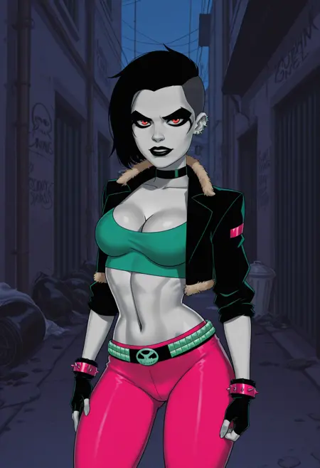 Crush, Xiomara Rojas, (Something Unlimited/DC comics), LoRA, Illustrious XL