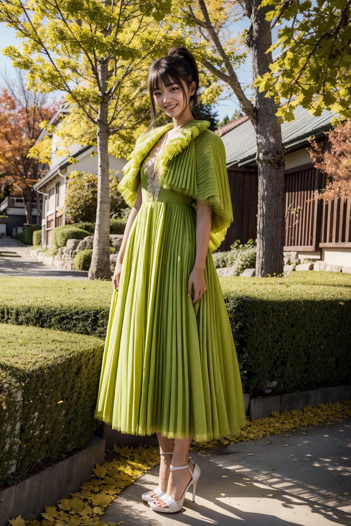 Fluffy Yellow Dress image by feetie