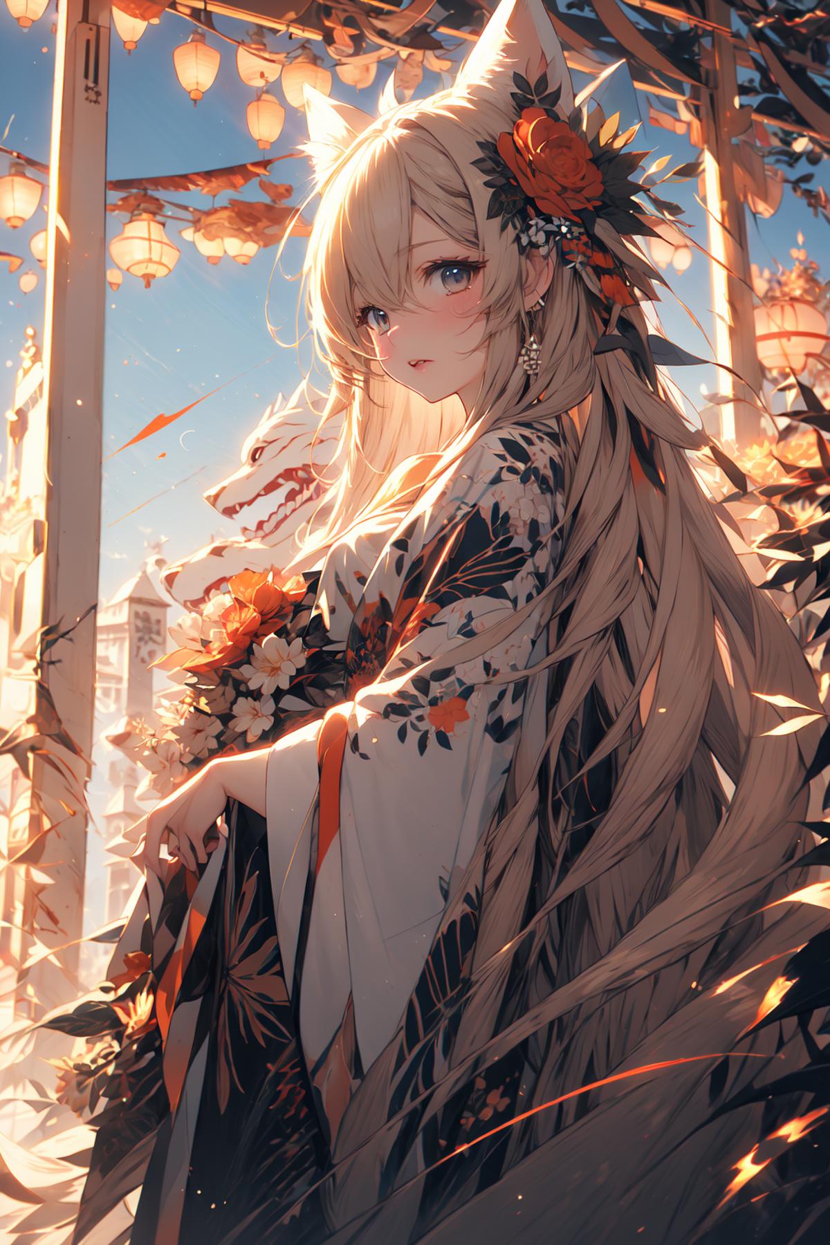 花前月下/月が绮丽ですね Lora image by chosen