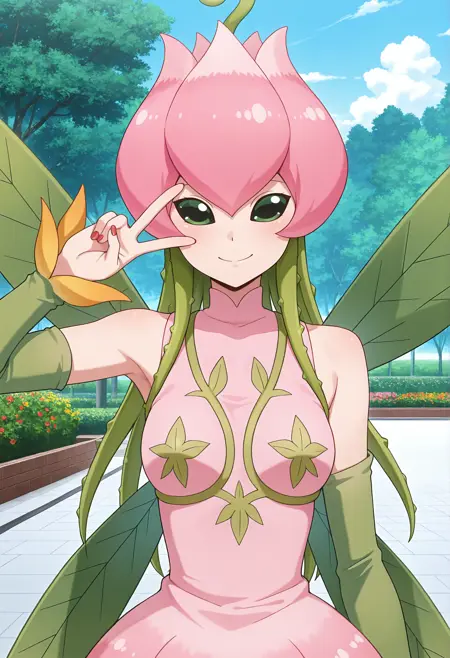 Lillymon(Lilimon) - Digimon | 百合兽(花仙兽) - 数码宝贝