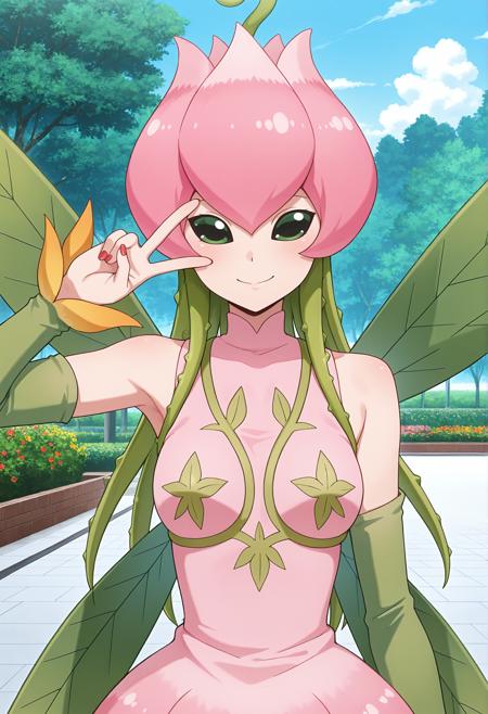 Lillymon(Lilimon) - Digimon | 百合兽(花仙兽) - 数码宝贝 illustrious