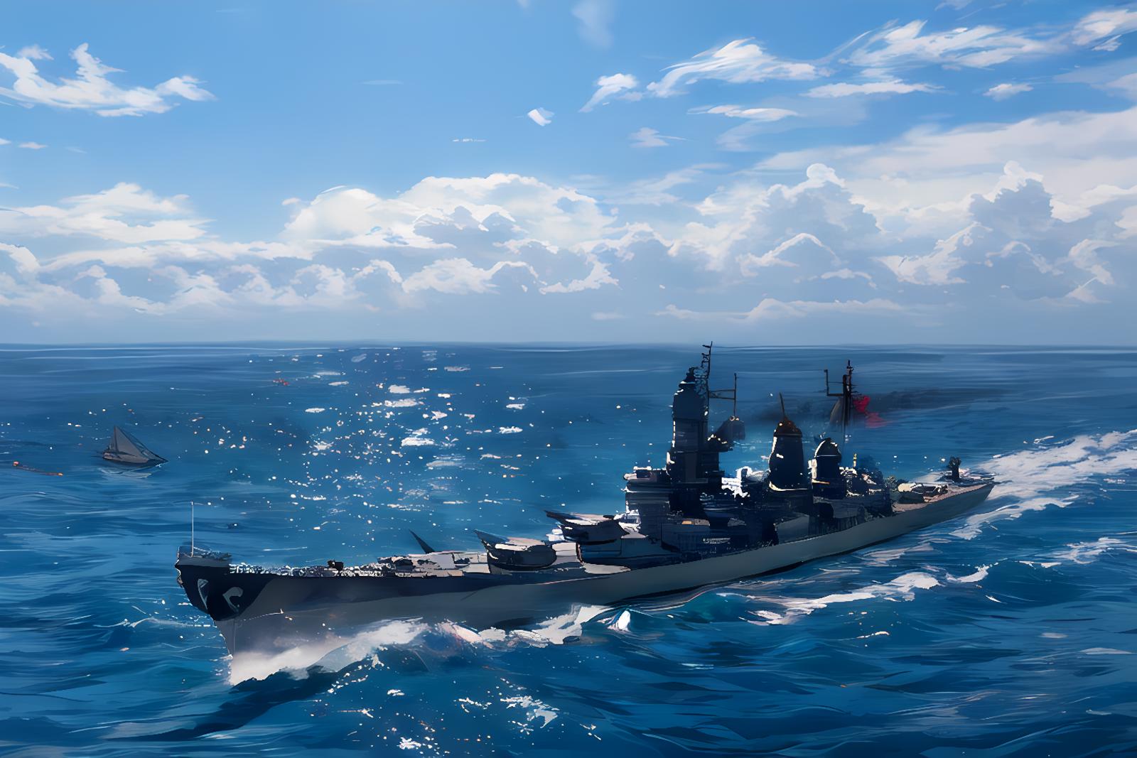 USS Iowa Battleship image by MajMorse