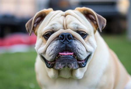 Grumpy dog