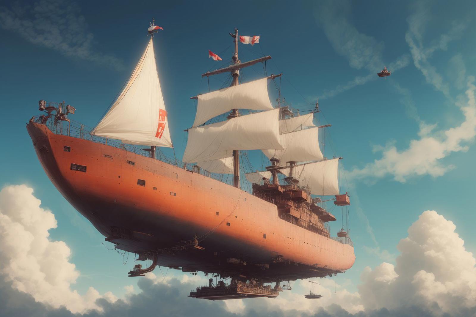  巨大飞空艇  Giant airship image by ChaosOrchestrator