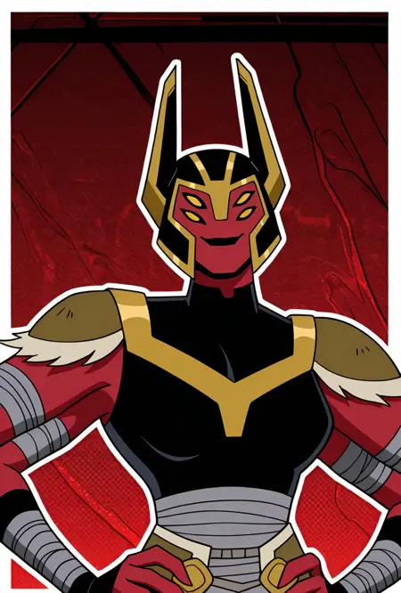 Looma Red Wind -- Ben 10 Omniverse illust + pony +1.5