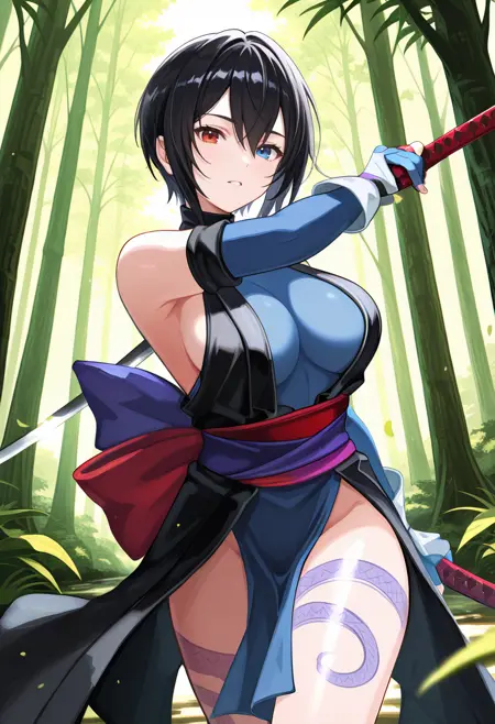 Shiki / Samurai Shodown　SDXL LoRA [illustrious]