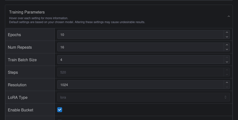 LoRA training parameters guide for SDXL / Illustrious (Civitai on site trainer)