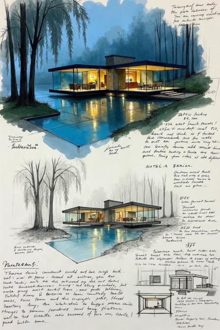 DJ_Architectural Hand-Painted Design_Diverse Architectural Generation v1.0