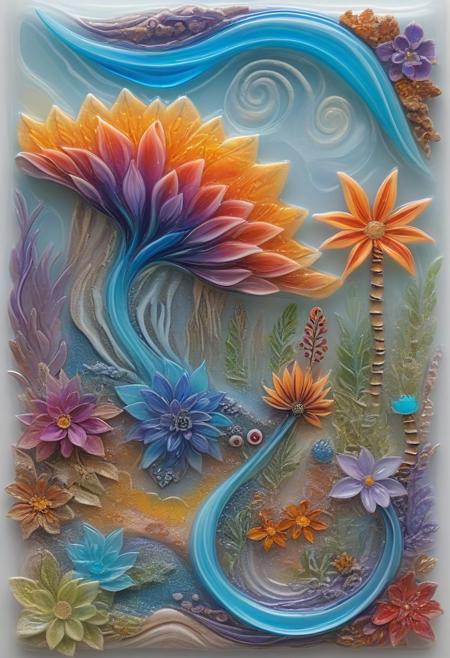 novuschroma54 style, fused glass art, fantasy intricate details, vibrant colors, Rating_pg