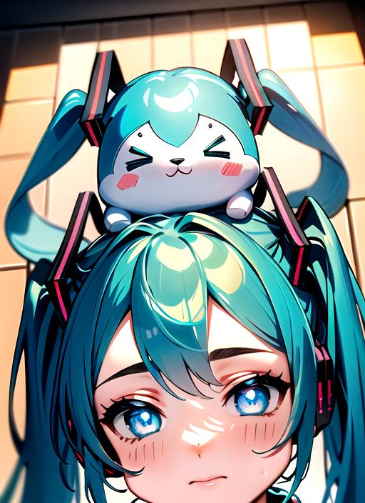 Hatsune Miku (with shiny eyes) image by Herrscher_AGGA2023