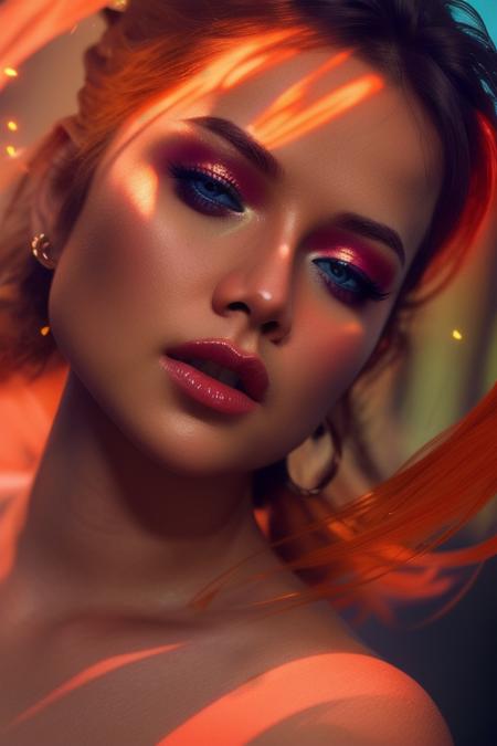 young woman portrait, glow effects, godrays, Hand drawn, render, 8k, octane render, cinema 4d, blender, dark, atmospheric 4k ultra detailed, cinematic sensual, Sharp focus, humorous illustration, big depth of field, Masterpiece, colors, 3d octane render, 4k, concept art, trending on artstation, hyperrealistic, Vivid colors, extremely detailed CG unity 8k wallpaper, trending on ArtStation, trending on CGSociety, Intricate, High Detail, dramatic