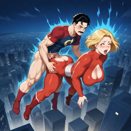 Flying together while hmm...