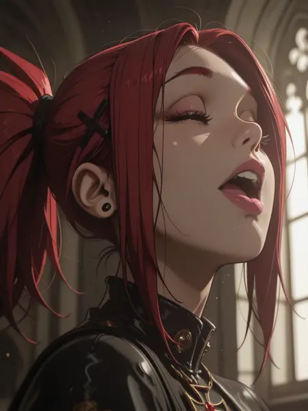 Ecstasy expression Orgasm face