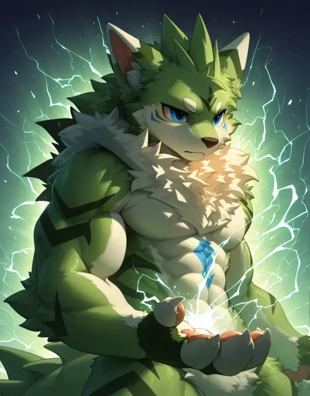 Holy Lights Beast | Furry Divine Beast