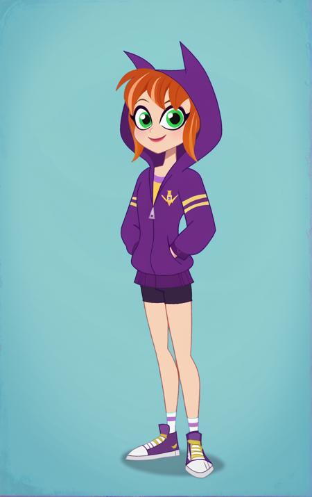 BabsG, BabsG Normal, Green Eyes, Orange Hair, Hoodie, hood up, animal hood BabsG, Batgirl, KaraD, KaraD Normal, Blonde Hair, Blue Eyes, Short Hair, knee boots, brown pants, jacket, blue shirt KaraD, Supergirl, cape ZeeZ, ZeeZ Normal, Purple Hair, Purple eyes, long hair, boots, vest, collared shirt, neck ribbon, blunt bangs ZeeZ, Zatanna,  makeup, cape, KarenB, KarenB Normal, Dark skin, brown hair, double bun, hair bun, Striped, sweater, boots Karen B, Bumblebee,  wings, bodysuit, antennae, DianaP, DianaP Normal, Dark Skin, Earrings, hairband, kneehighs, long sleeves, black hair DianaP, Wonder Woman, Star Earrings, shoulder armor, armor, knee boots, Black Hair, Jewelry, JessicaC, JessicaC Normal, Brown Hair, beanie, earrings, brown eyes, dark skin, long hair, Green Dress, JessicaC, Green Lantner Cruz, Green Bodysuit, gloves, makeup, green eyes, two-tone hair, streaked hair, DorisZ, DorisZ normal, DorisZ, Giganta, muscular, afro, red hair LeslieW, LeslieW normal, piercing, black jacket, multicolored hair, choker, two-tone hair, short hair, brown eyes, blue hair LeslieW, Livewire, TatsuY, TatsuY Normal, Hoodie, TatsuY, Katana,