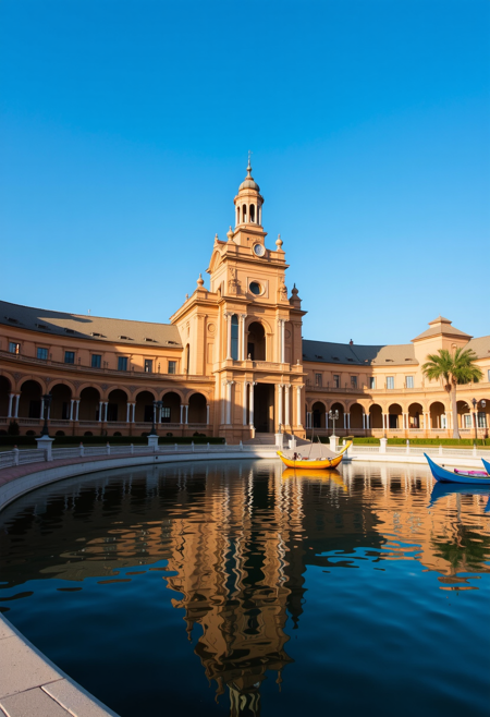 Plaza de España (Spain Square) - Seville / Flux & SDXL Flux v1.0