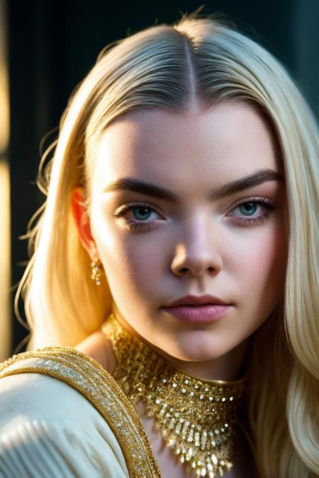 Anya Taylor-Joy, portrait, soft light, realistic, cinematic, highly detailed,
<lora:Anya_Taylor-Joy:0.8>