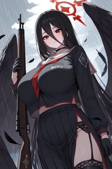 Hasumi Hanekawa 羽川ハスミ | Blue Archive | 3 Outfits [IllustriousXL]