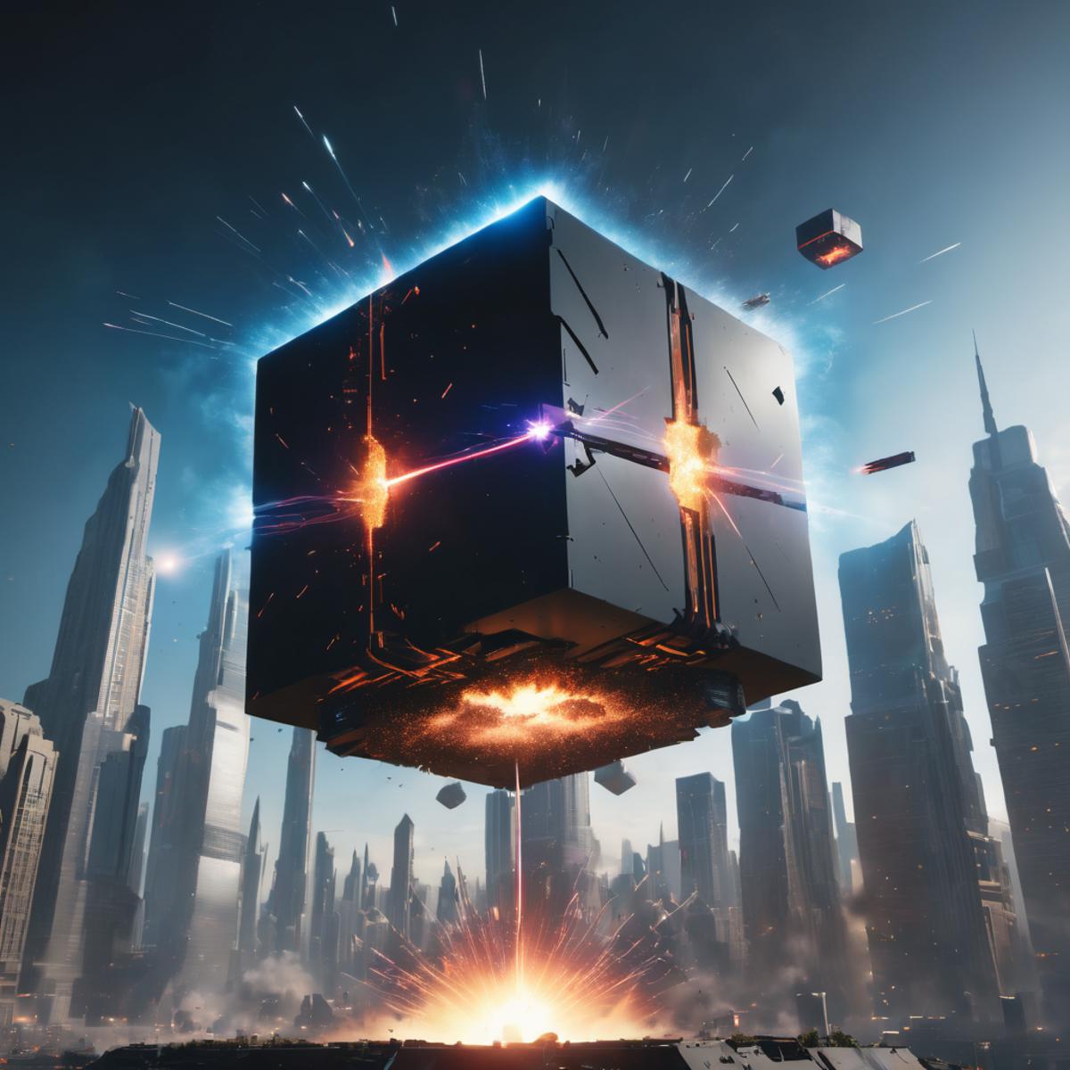 Levitating Cube image