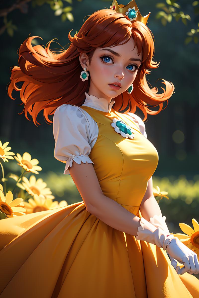 Princess Daisy (デイジー姫) - Super Mario Bros - COMMISSION image by MarkWar