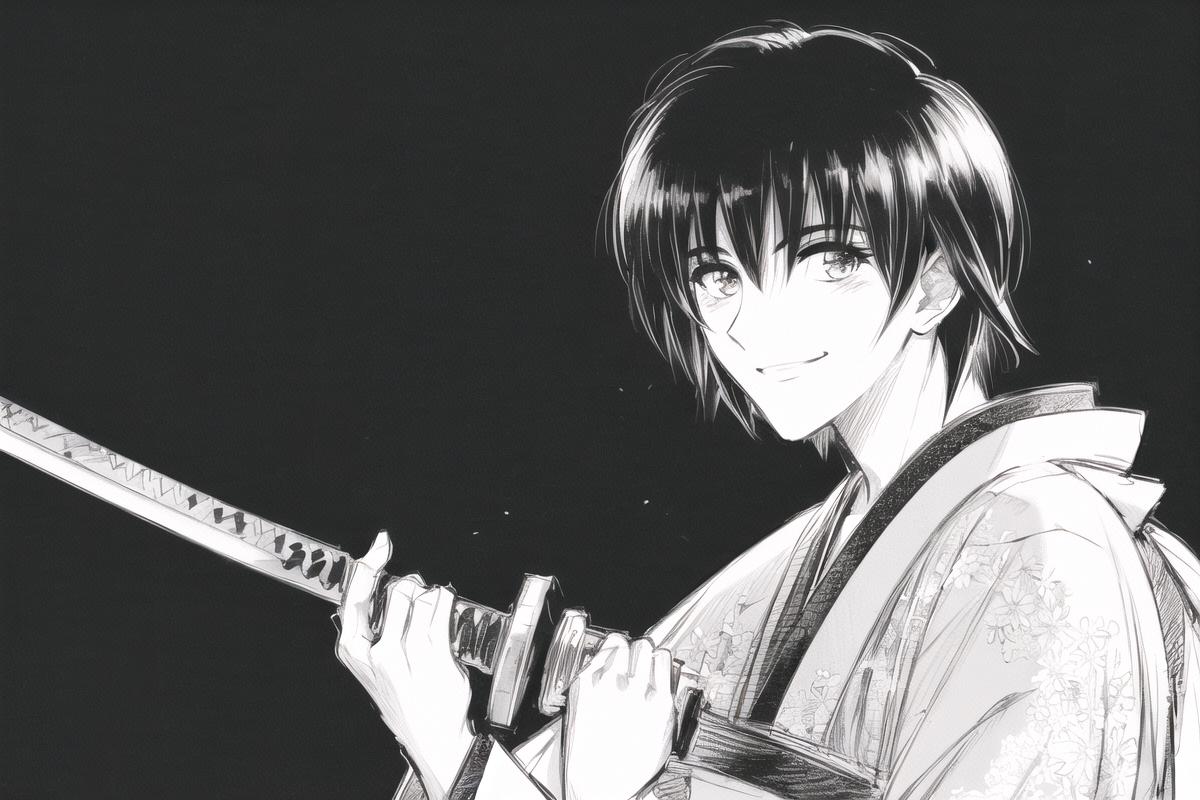 Rurouni Kenshin style (MANGA) image by dajusha