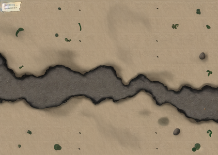 a map of a desert with a few rocks, <lora:Wild3-10:0.80>