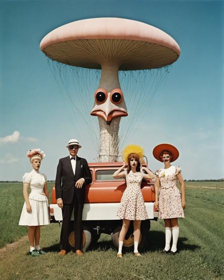 a weird and bizarre composition