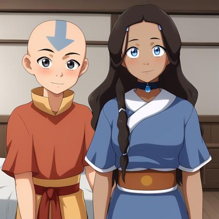 Aang and Katara Together V1 10 Epochs