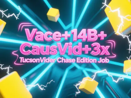 Vace+14B+CausVid+3x Accelerated Tucson Video Color Chase Edition Job