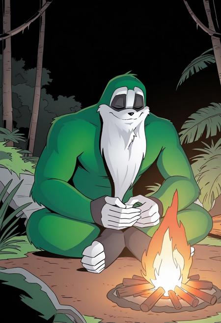 Moss the Sloth - Sonic Archie Comics v1.0