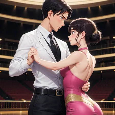 Ballroom Dancing/Happy Couple (SID) Model (Illustrious)
