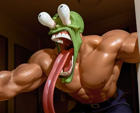 The Mask Overexaggerated Cartoon Expression