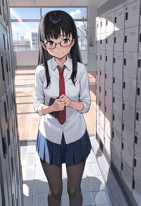 学校の下駄箱 / School shoelocker SDXL SDXL_V1