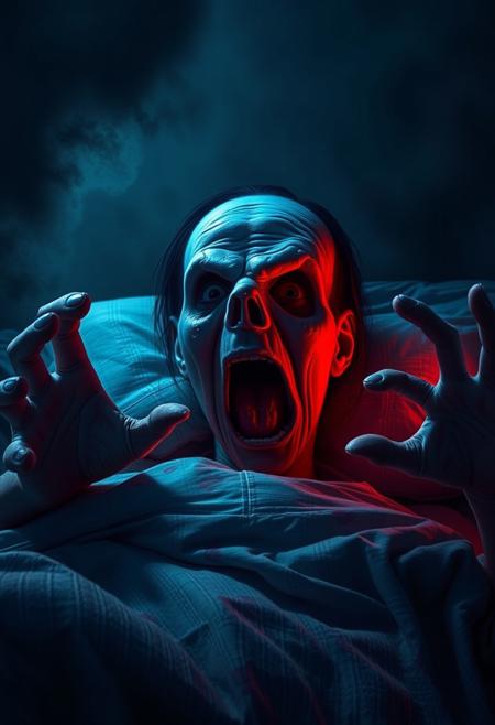 Vivid realistic representation of night terrors