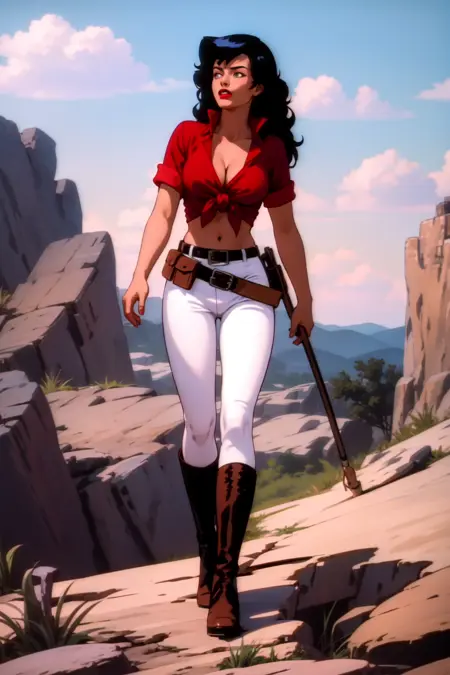 Hannah Dundee - Cadillacs And Dinosaurs - Cartoon Style