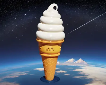 Soft Served Ice Cream