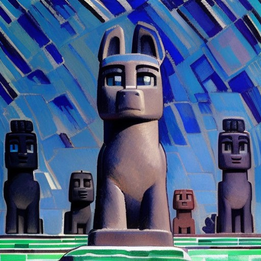pony shining armor, moai, intricate detail, f / 2. 8, XF IQ4, 150MP, [adorable:3, ]vibrant cinematic lighting, dribbble, t...