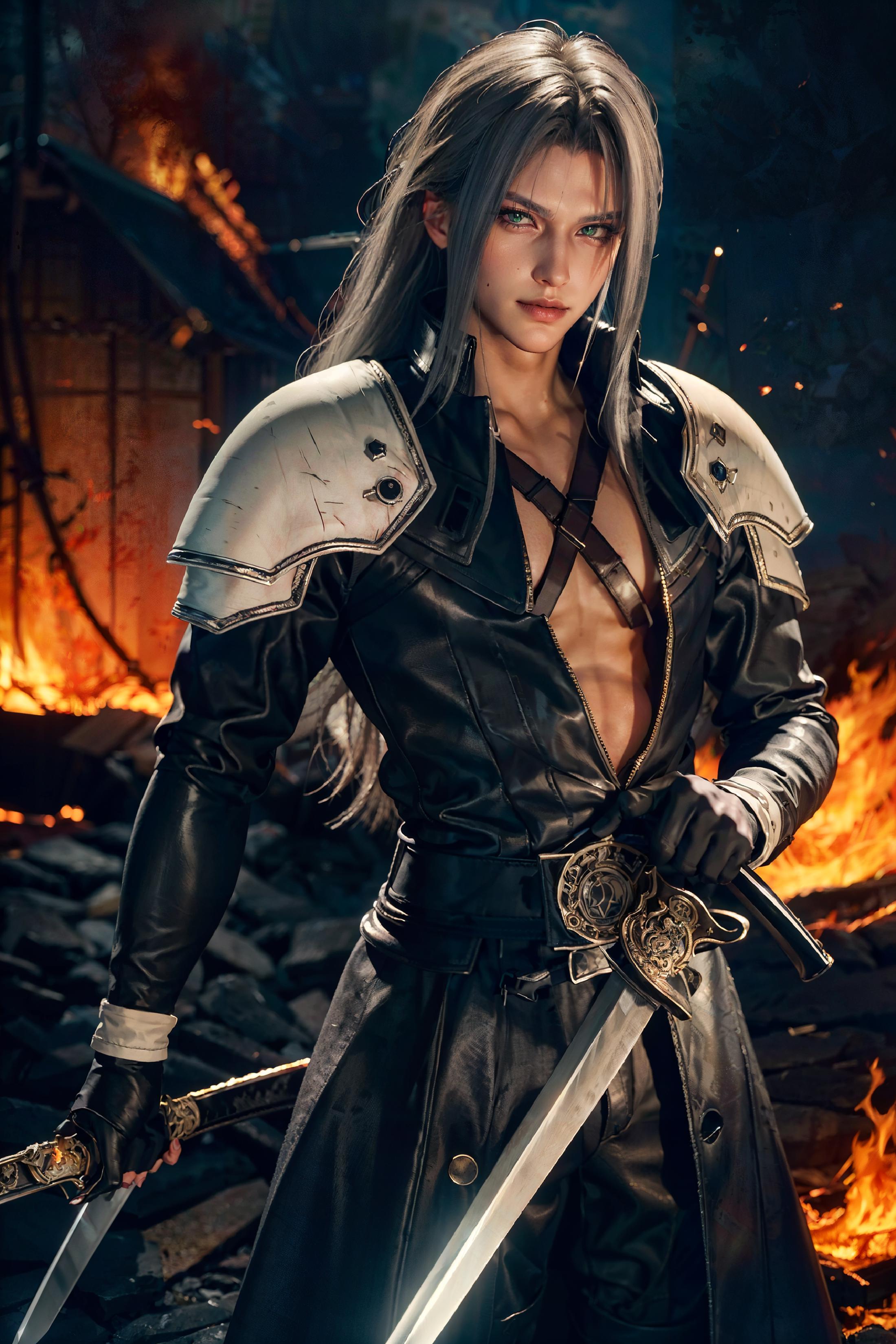 Character - Sephiroth - Final Fantasy VII Remake image by 0_vortex