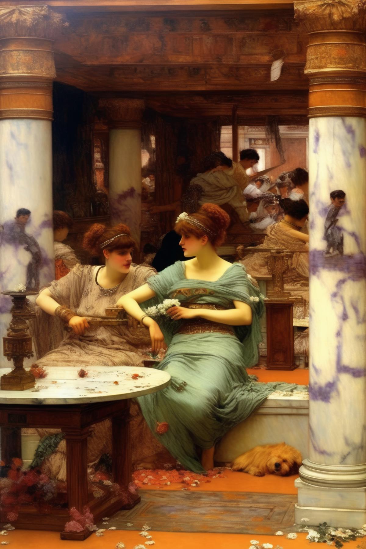 Lawrence Alma Tadema Style image by Kappa_Neuro