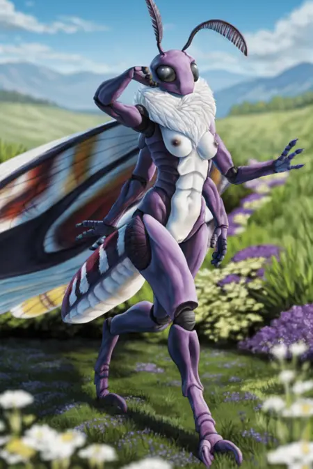 Anthro Moths LoRA