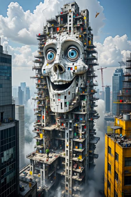 This image was produced by a generative model (Trained Algorithmic Media) and is not a real-world photograph.